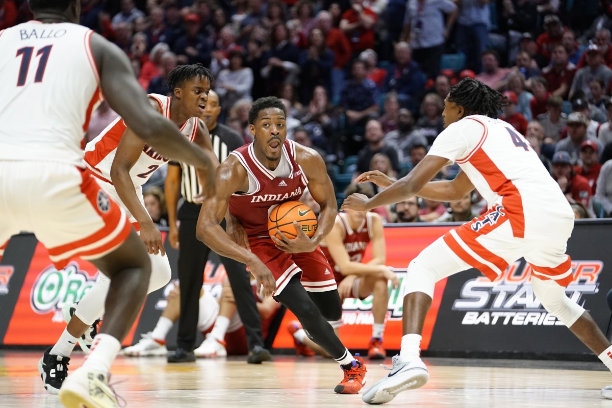 What Indiana Point Guard Xavier Johnson Said After 89-75 Loss to Arizona