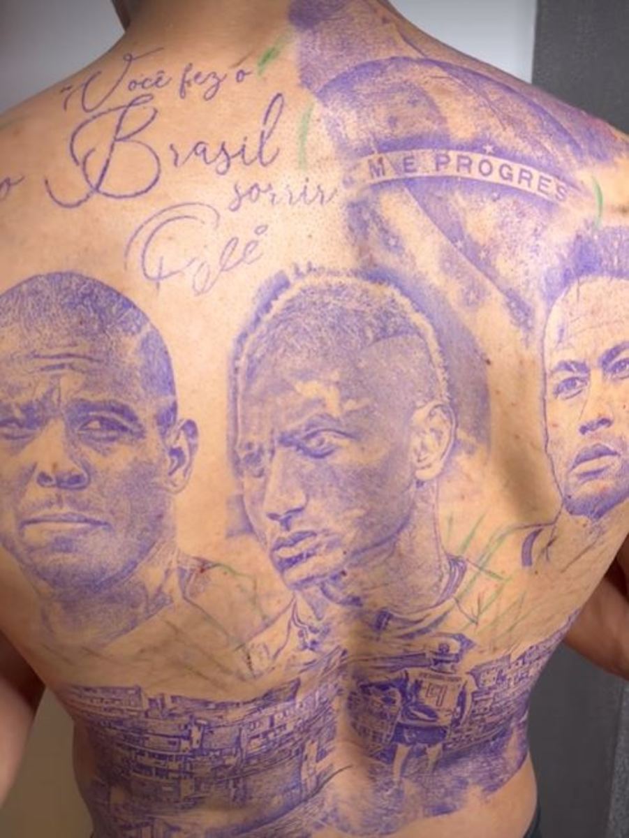 Neymar All Tattoo Original Design  Sbm Tattoo  NeymarJrReal  YouTube