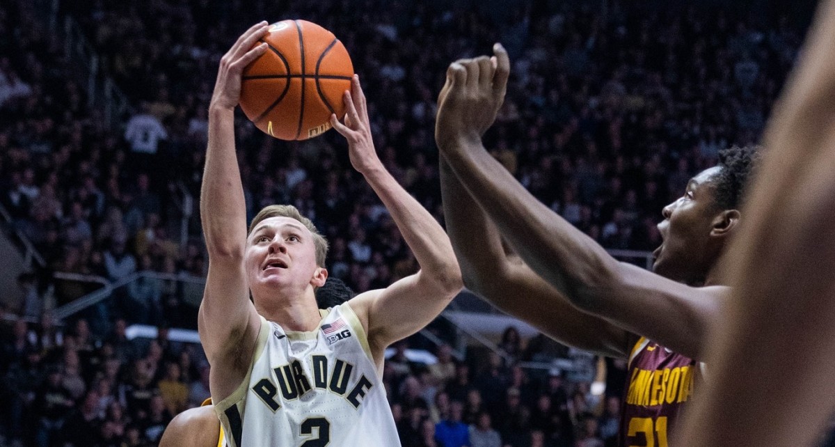 Purdue freshman Fletcher Loyer is off to a great start for the No. 1-ranked Boilermakers (USA TODAY Sports)