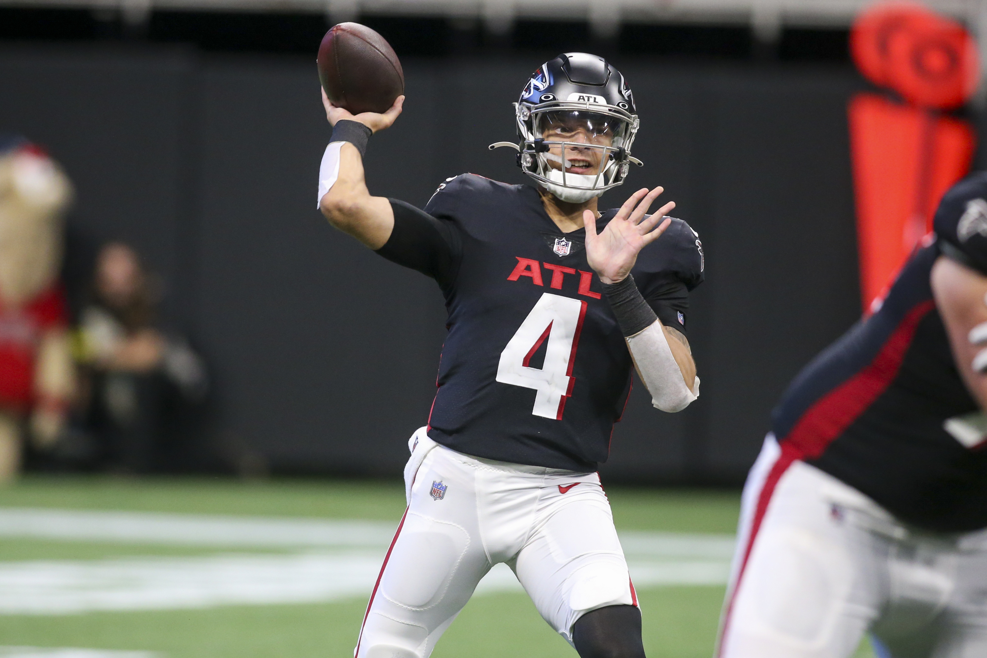 Falcons Trail Saints at Halftime in Desmond Ridder’s Debut