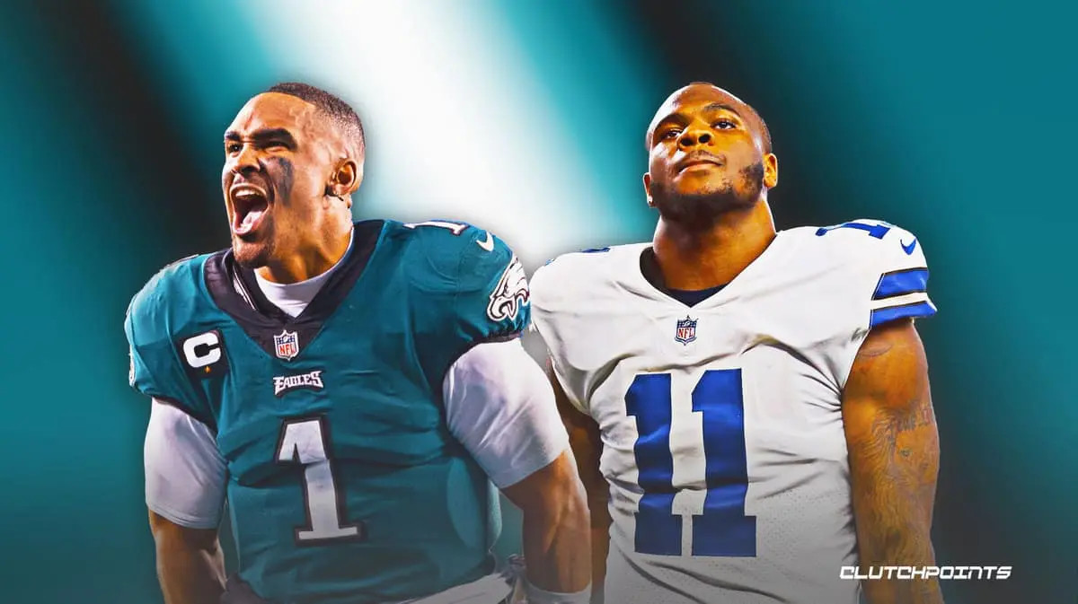 UNBEATEN PHILADELPHIA EAGLES AND JALEN HURTS BATTLE MICAH PARSONS AND  DALLAS COWBOYS FOR FIRST PLACE IN NFC EAST ON SUNDAY NIGHT FOOTBALL ON NBC,  PEACOCK AND UNIVERSO - NBC Sports PressboxNBC Sports