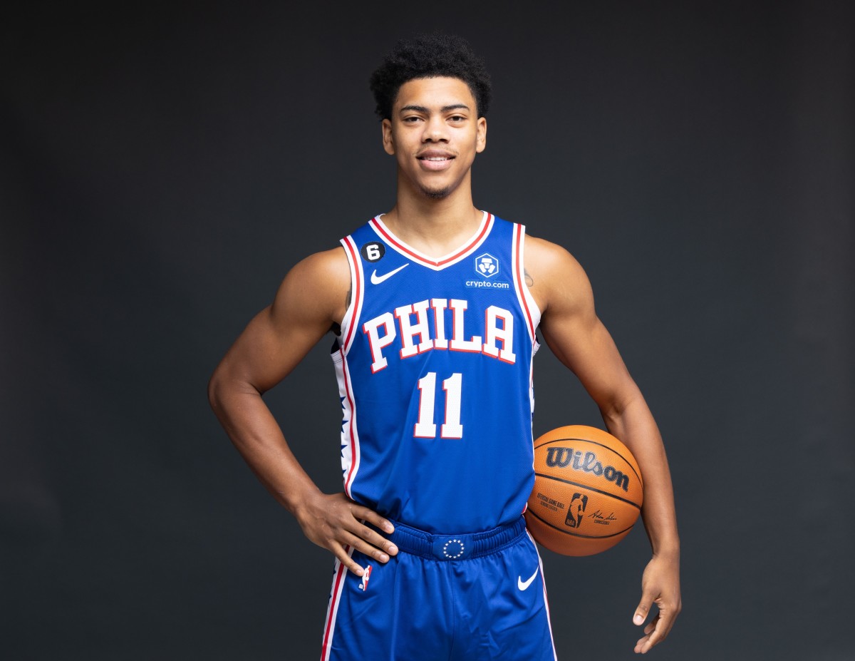 Jaden Springer Philadelphia 76ers Player-Issued #11 White Jersey