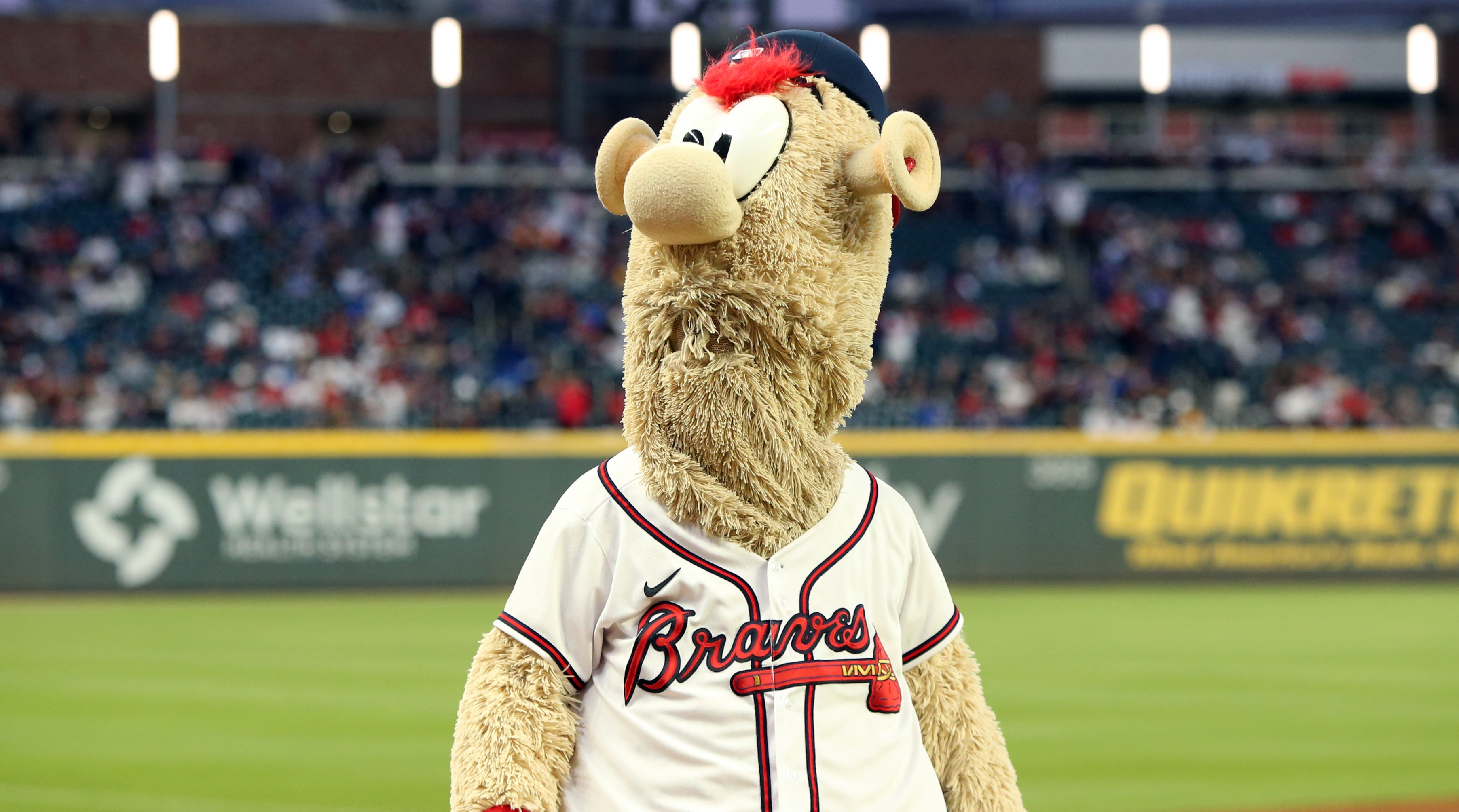 Braves Mascot Decked a Poor Kid With a Derrick Henry-Like Stiff Arm at  Chargers-Vikings Game - Sports Illustrated