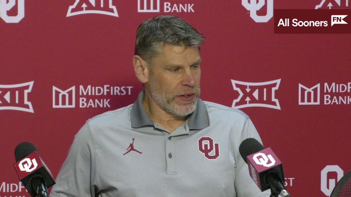 WATCH: Oklahoma HC Porter Moser Central Arkansas Postgame - Sports ...