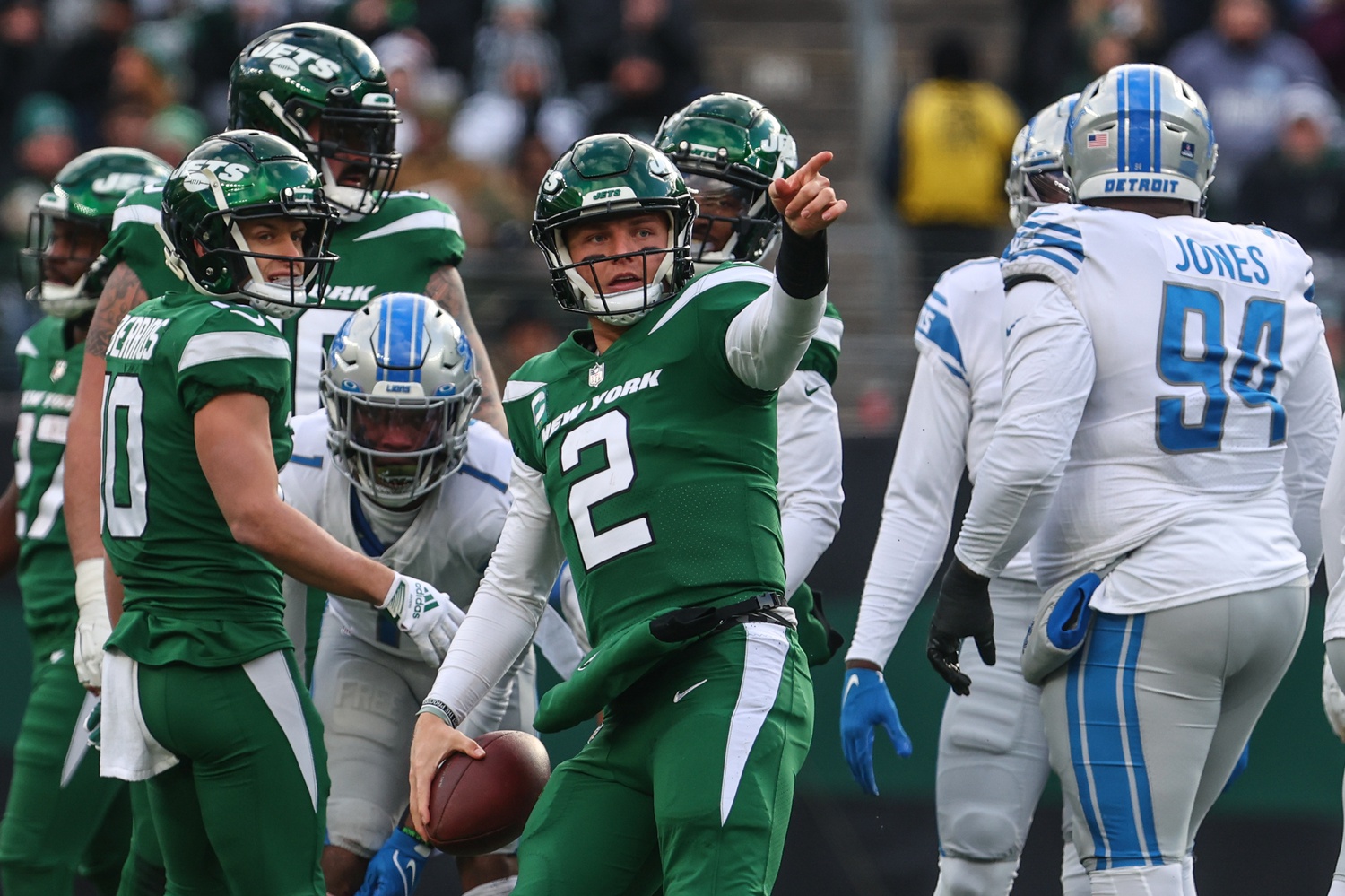 New York Jets Defense Falters, Allowing Game-Winning Touchdown in Loss to  Detroit Lions - Sports Illustrated New York Jets News, Analysis and More