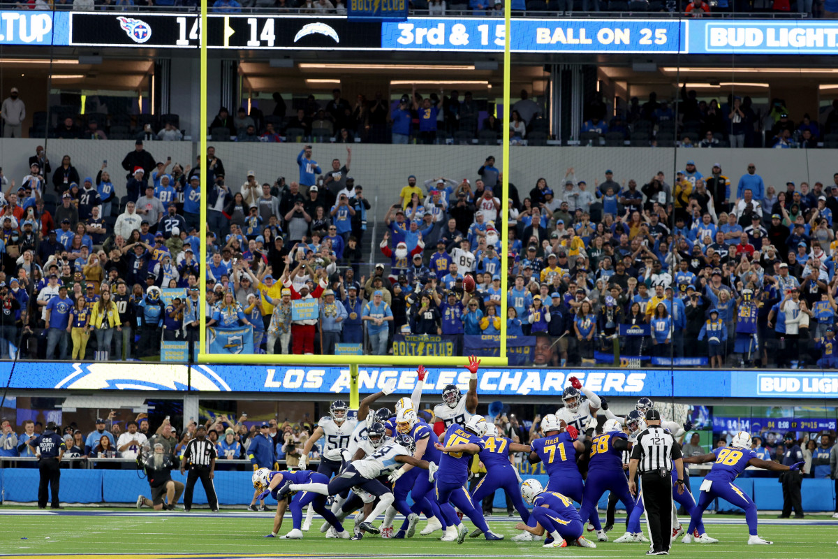 Monday Night Football: Chargers at Colts (7:15 CT) Lineups