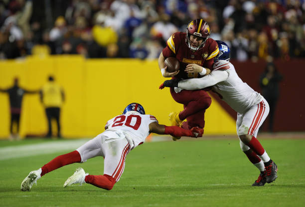 Taylor Heinicke's Jordans, explained: How Commanders QB uses wins as  footwear fashion statement, sneaker trophy