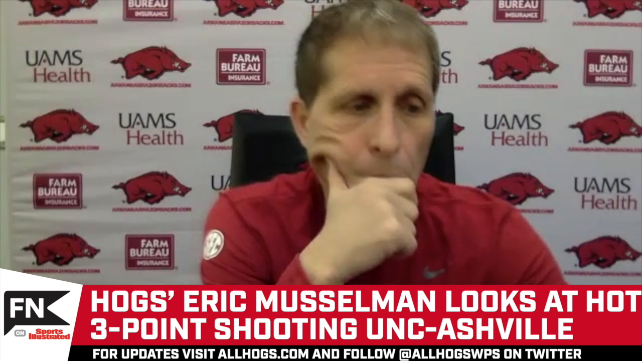 Hogs Eric Musselman Previews Unc Asheville Sports Illustrated All Hogs News Analysis And More 2952