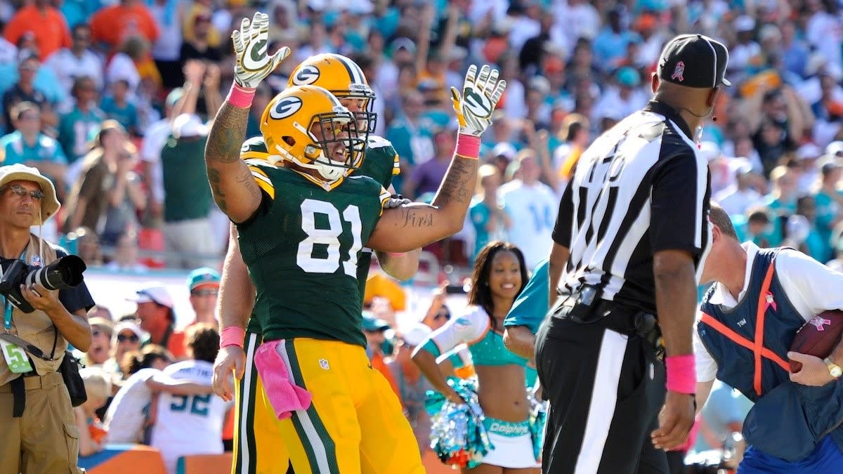 USP NFL: GREEN BAY PACKERS AT MIAMI DOLPHINS S FBN USA FL