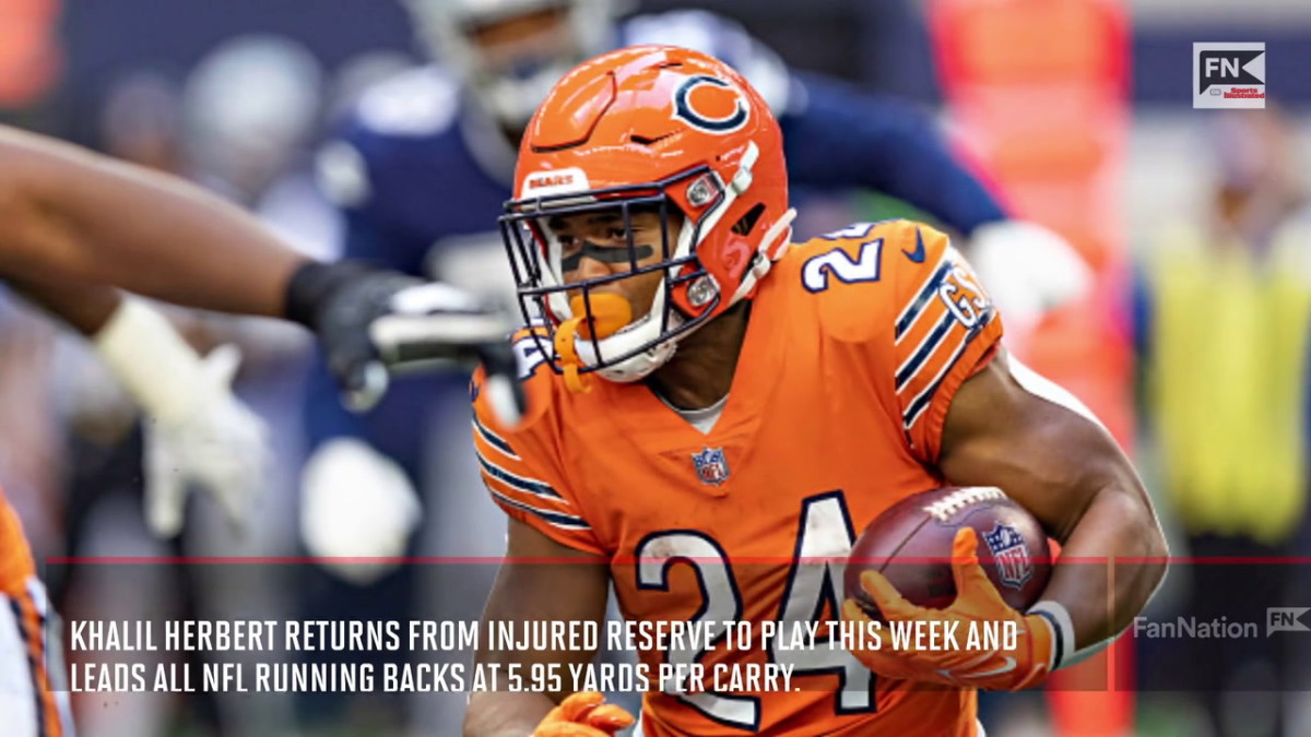 Khalil Herbert returns to Chicago Bears' explosive backfield - Sports  Illustrated Chicago Bears News, Analysis and More