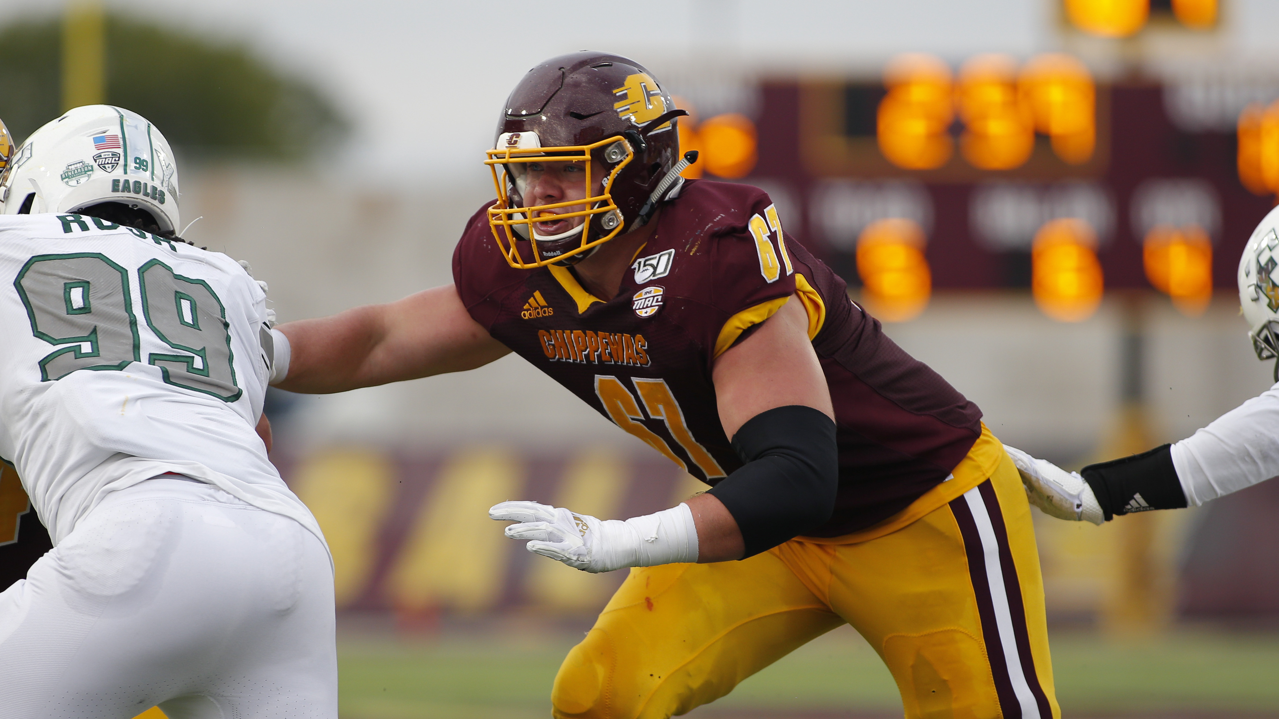 NFL Draft Profile: Cole Johnson, Offensive Tackle, Central Michigan Chippewas
