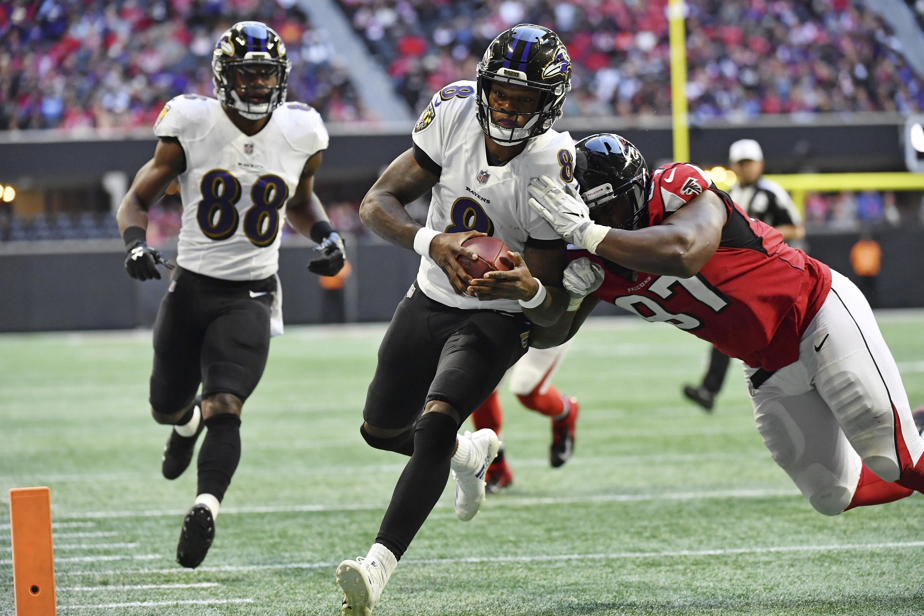 Atlanta Falcons Vs. Baltimore Ravens Inactives: Lamar Jackson OUT - But ...