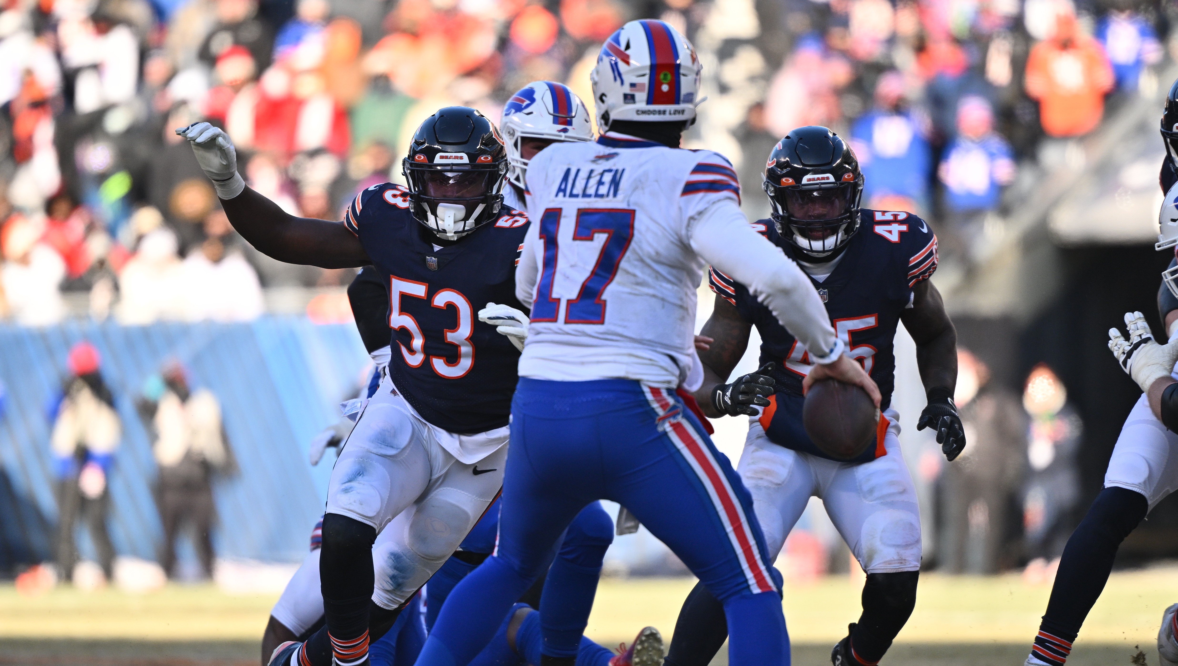 Bears Coach Matt Eberflus Deflects Onslaught of Chase Claypool