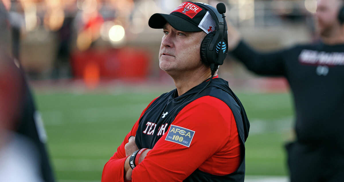 Texas Tech head coach Joey McGuire