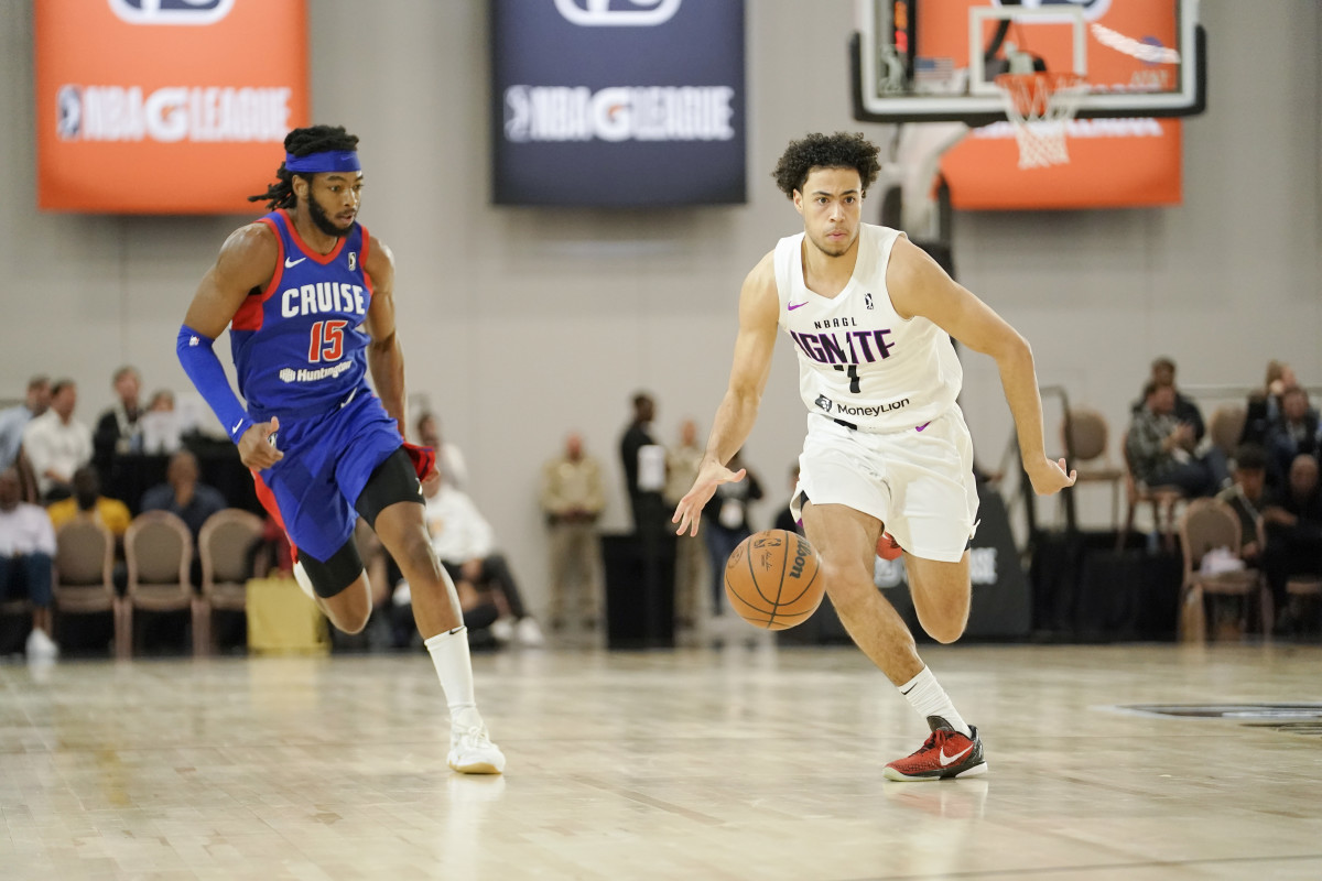 NBA G League - Mojave making moves! With the 47th pick in the 2023  #NBADraft presented by State Farm, the @lakers select Mojave King.