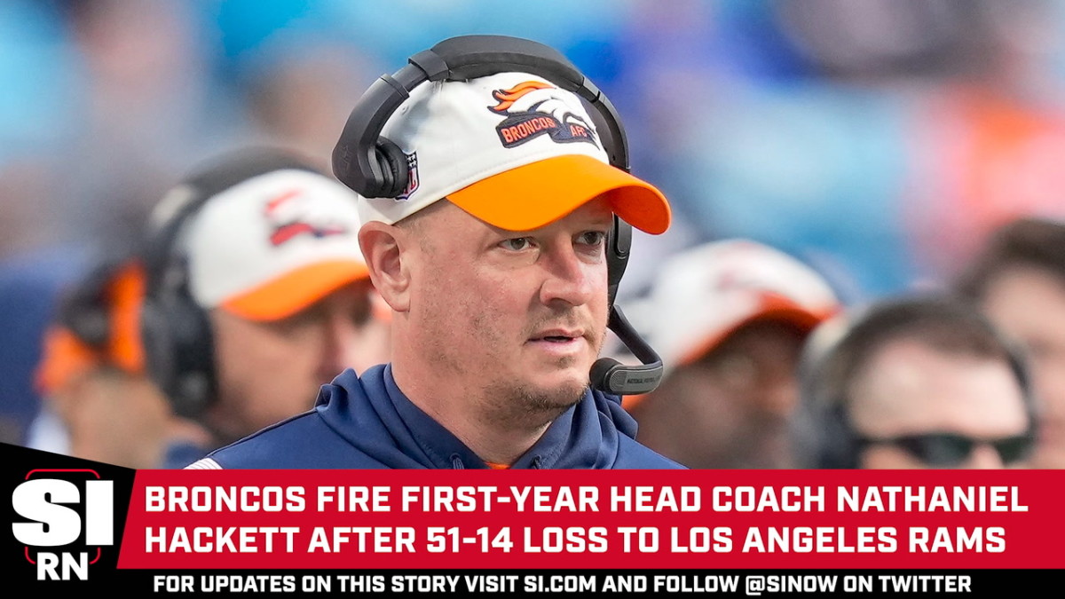 Broncos fire rookie head coach Hackett after 4-11 start