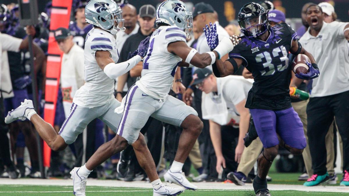 TCU running back Kendre Miller (33)