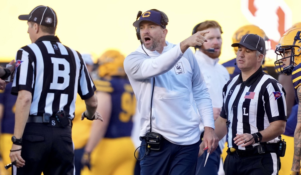 Cal football coach Justin Wilcox