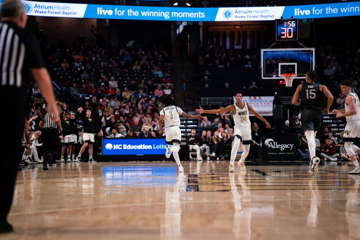 Wake Forest Basketball defeats Virginia Tech 77-75