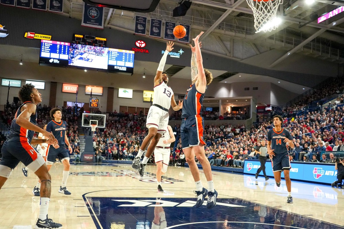 Gonzaga Bulldogs Pepperdine Waves18