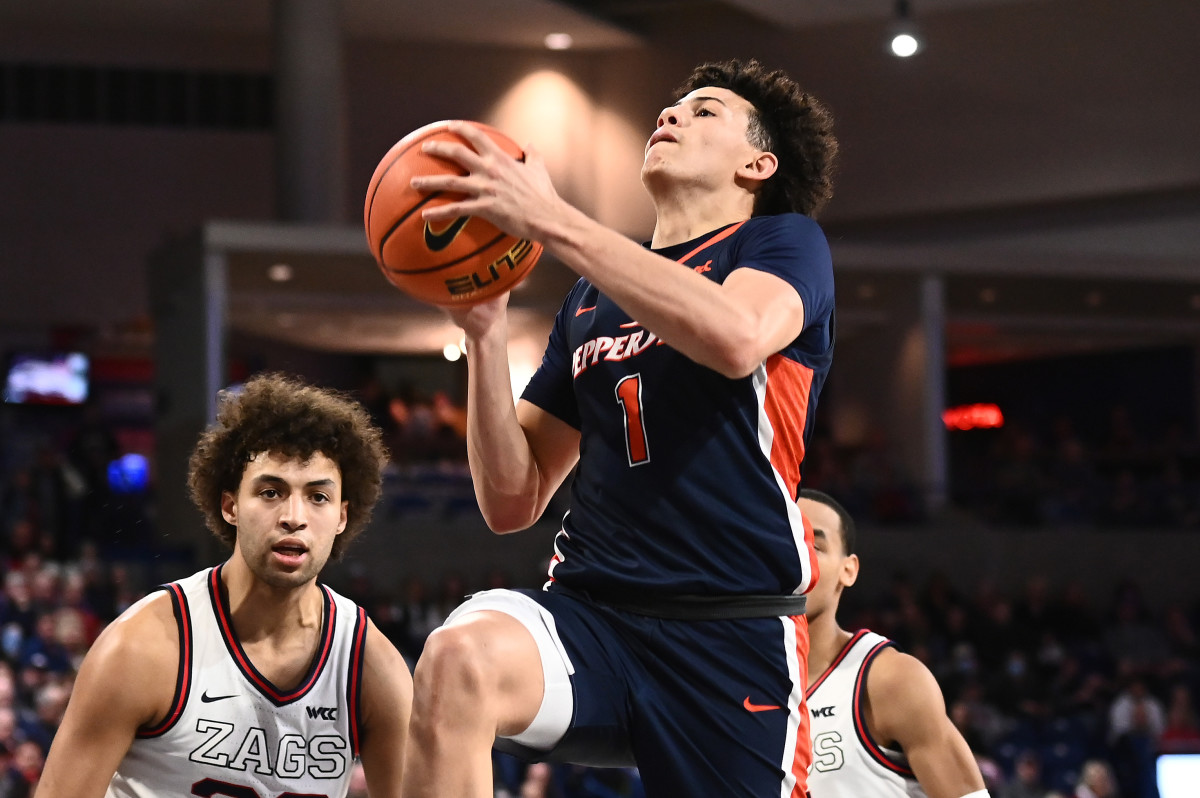 Gonzaga Bulldogs Pepperdine Waves56