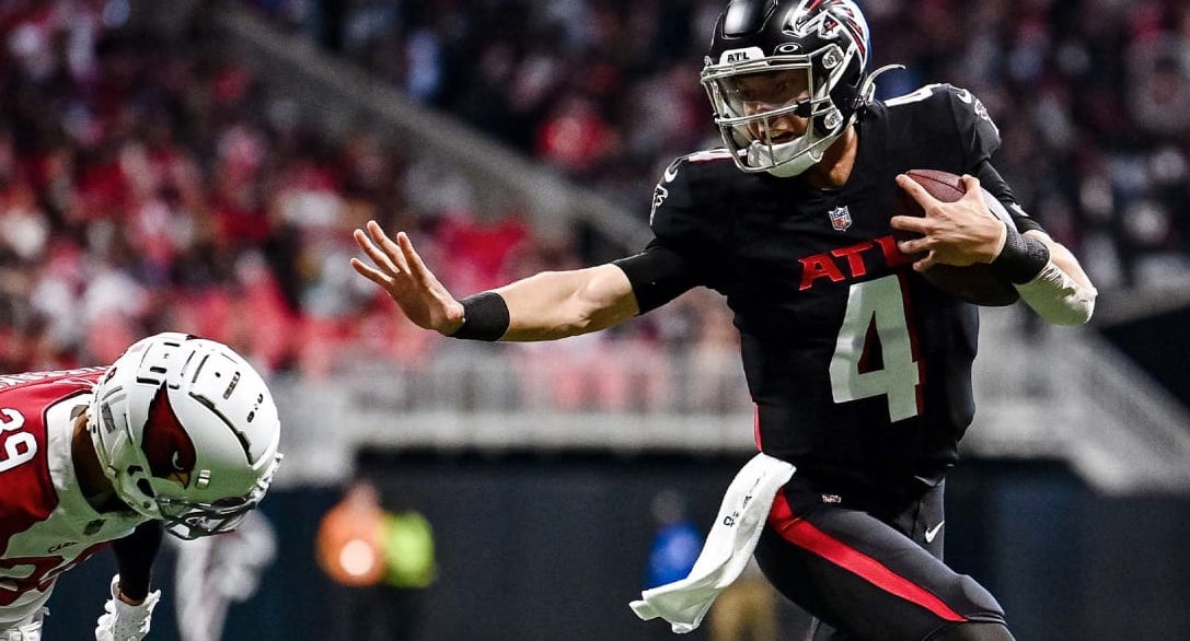 Falcons starting quarterback: Who is QB1 and his backup for Atlanta in  fantasy football? - DraftKings Network