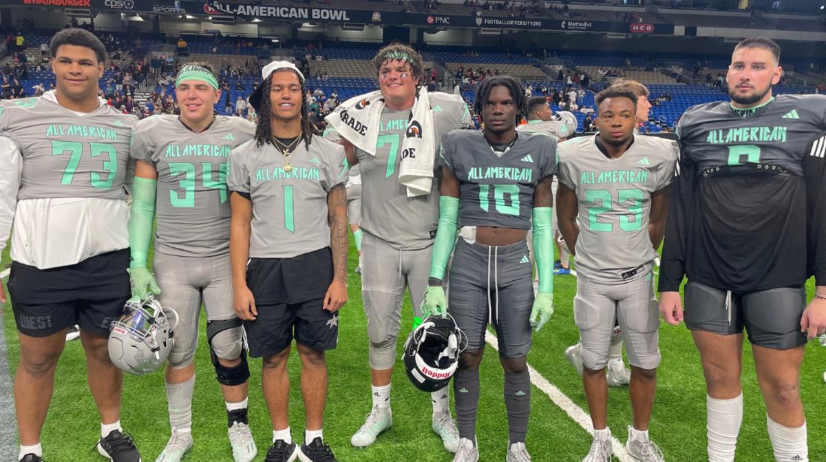 Notre Dame football recruits on display at All American Bowl