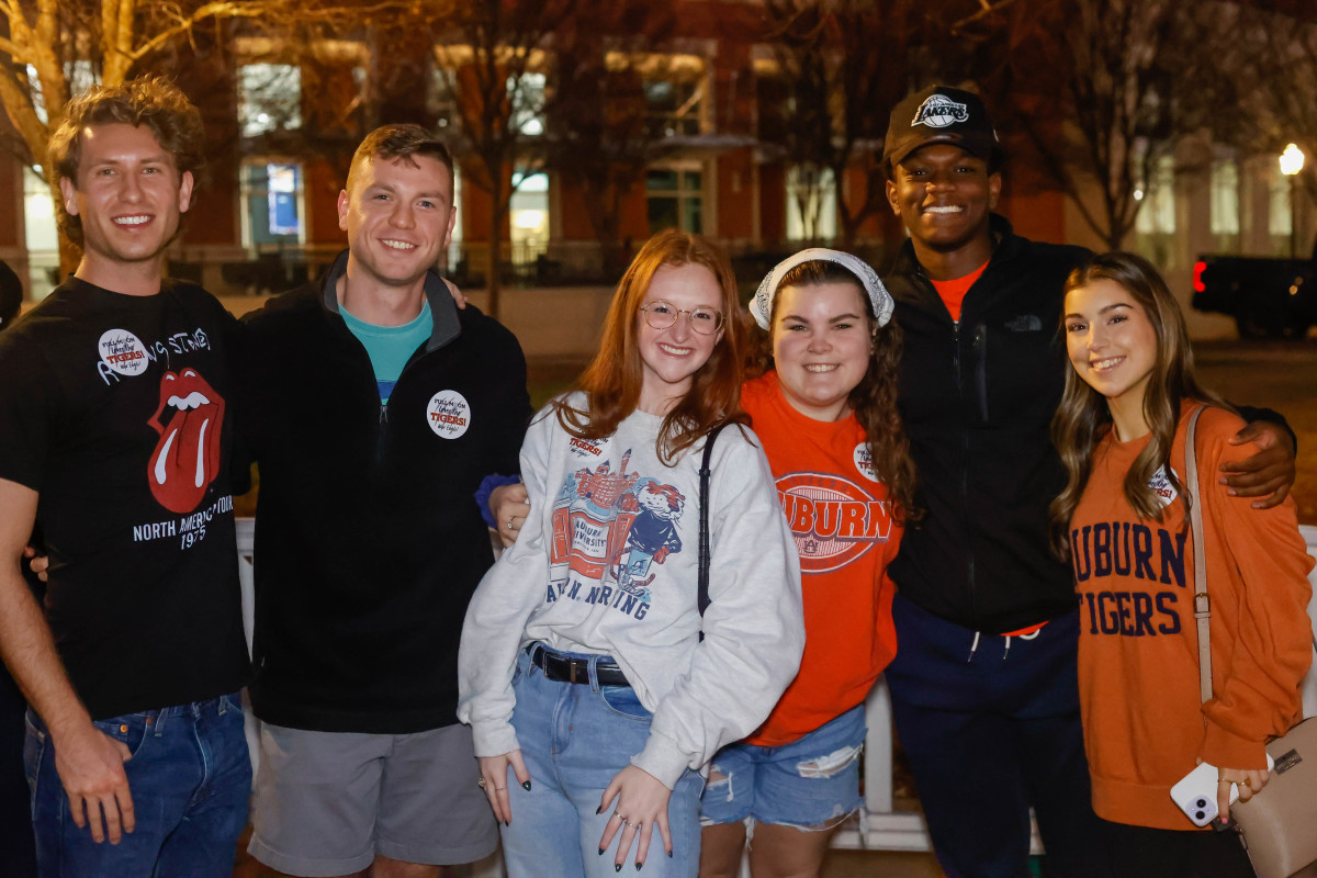 Auburn students pregame before Auburn vs Arkansas