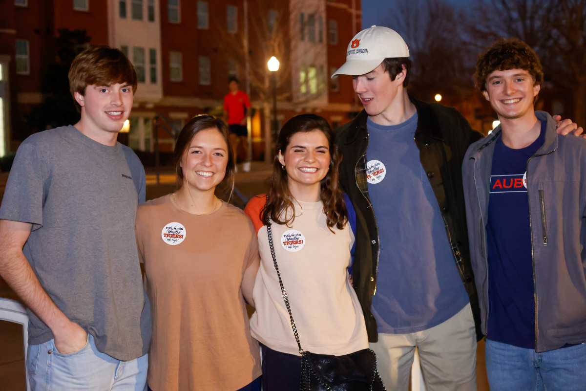 Auburn students pregame before Auburn vs Arkansas