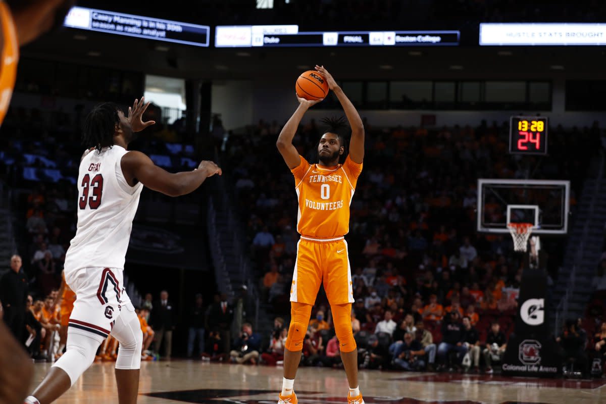 Tennessee Basketball Halftime Report Against South Carolina Basketball ...