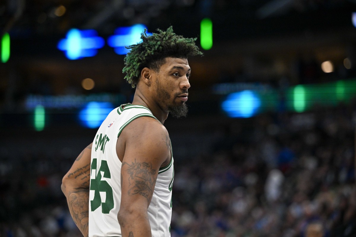 Injury Update Given On Marcus Smart Following Celtics-Spurs Game On ...