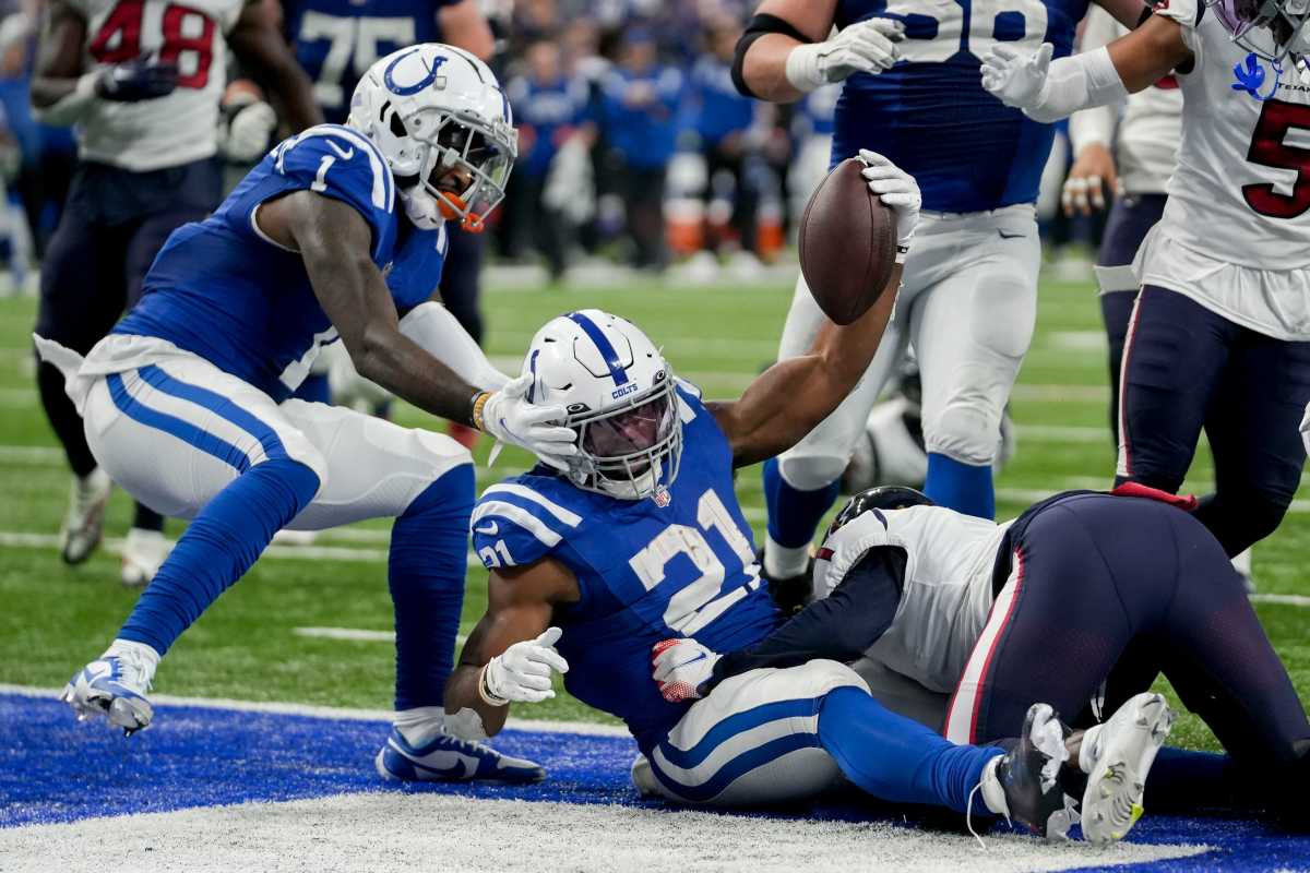 Indianapolis Colts notebook: Zack Moss runs through Texans, again