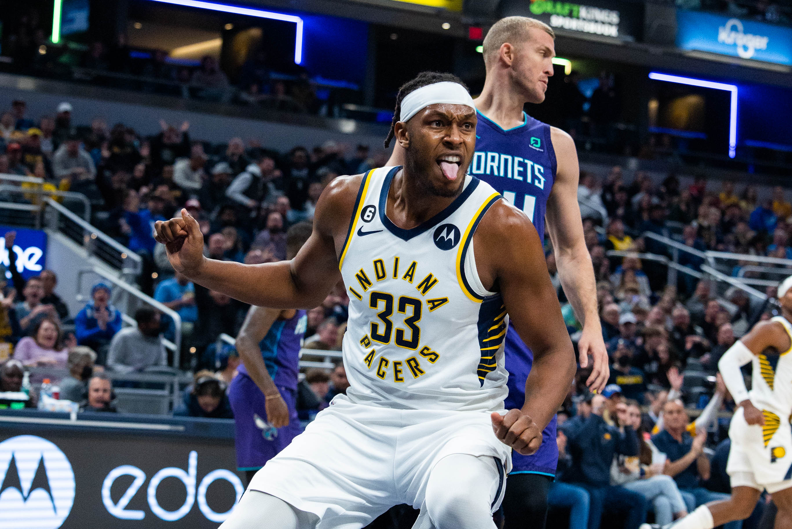 'Night night,' watch Myles Turner block Mason Plumlee to seal Indiana 