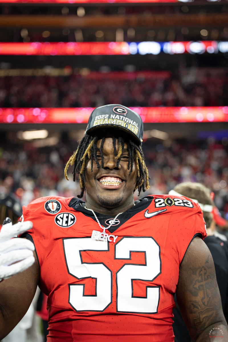 Photo Gallery: Georgia Football Celebrates Championship with the Atlanta  Braves - Sports Illustrated Georgia Bulldogs News, Analysis and More