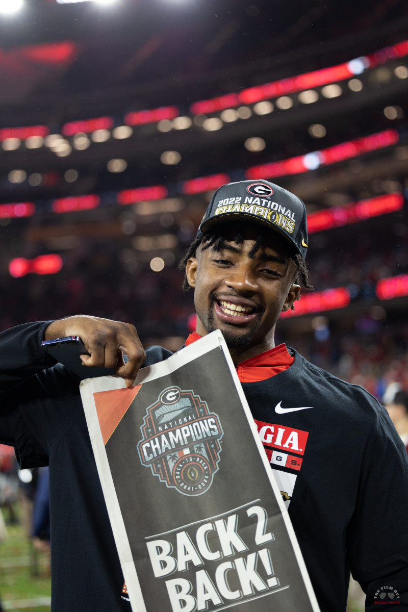 Photo Gallery: Georgia Football Celebrates Championship with the Atlanta  Braves - Sports Illustrated Georgia Bulldogs News, Analysis and More