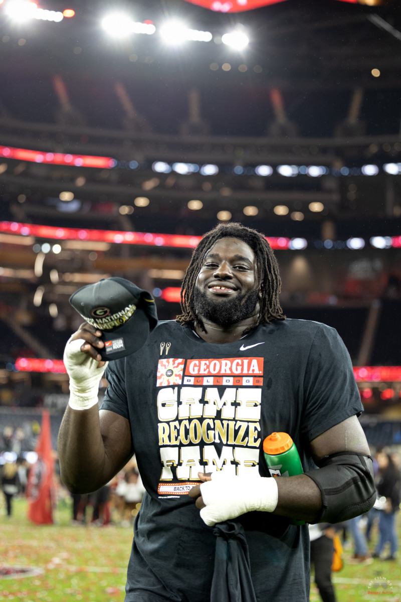 Photo Gallery: Georgia Football Celebrates Championship with the Atlanta  Braves - Sports Illustrated Georgia Bulldogs News, Analysis and More