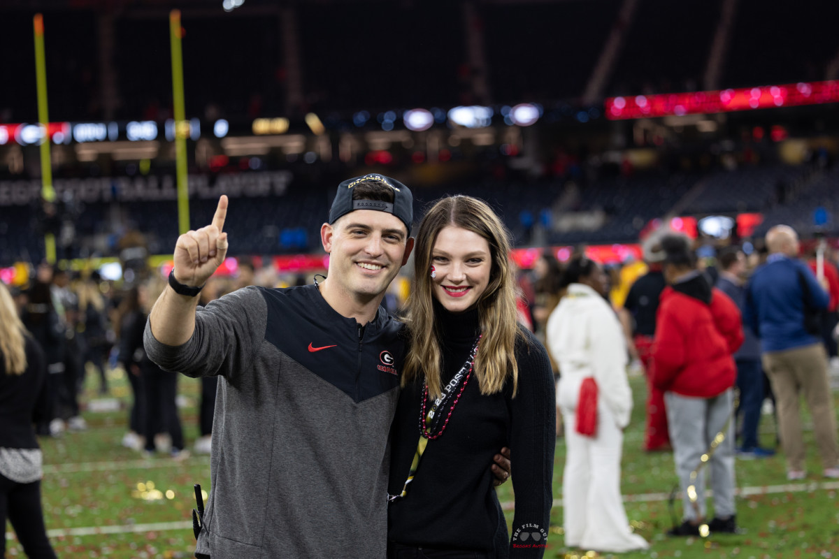 Photo Gallery: Georgia Football Celebrates Championship with the Atlanta  Braves - Sports Illustrated Georgia Bulldogs News, Analysis and More