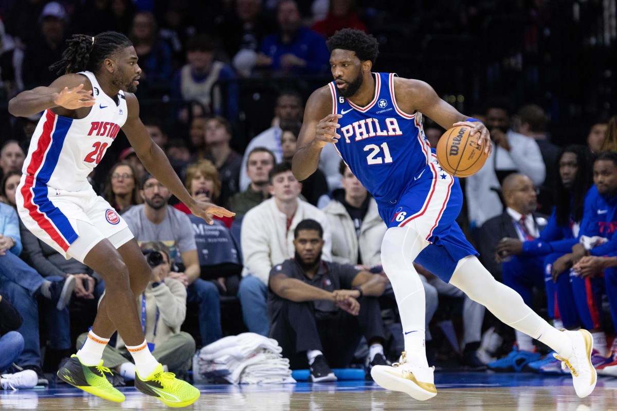 76ers Upgrade Joel Embiid’s Injury Status Vs. Pistons - Sports ...