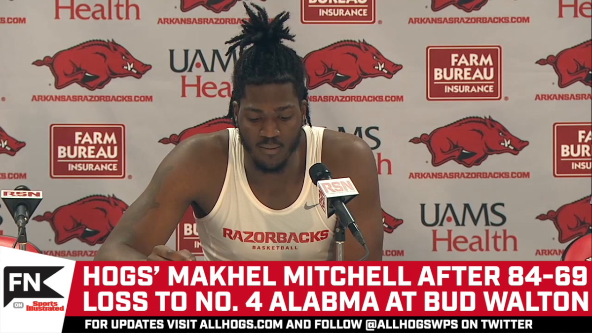 Hogs Makhel Mitchell Recapping Loss To Alabama - Sports Illustrated All ...