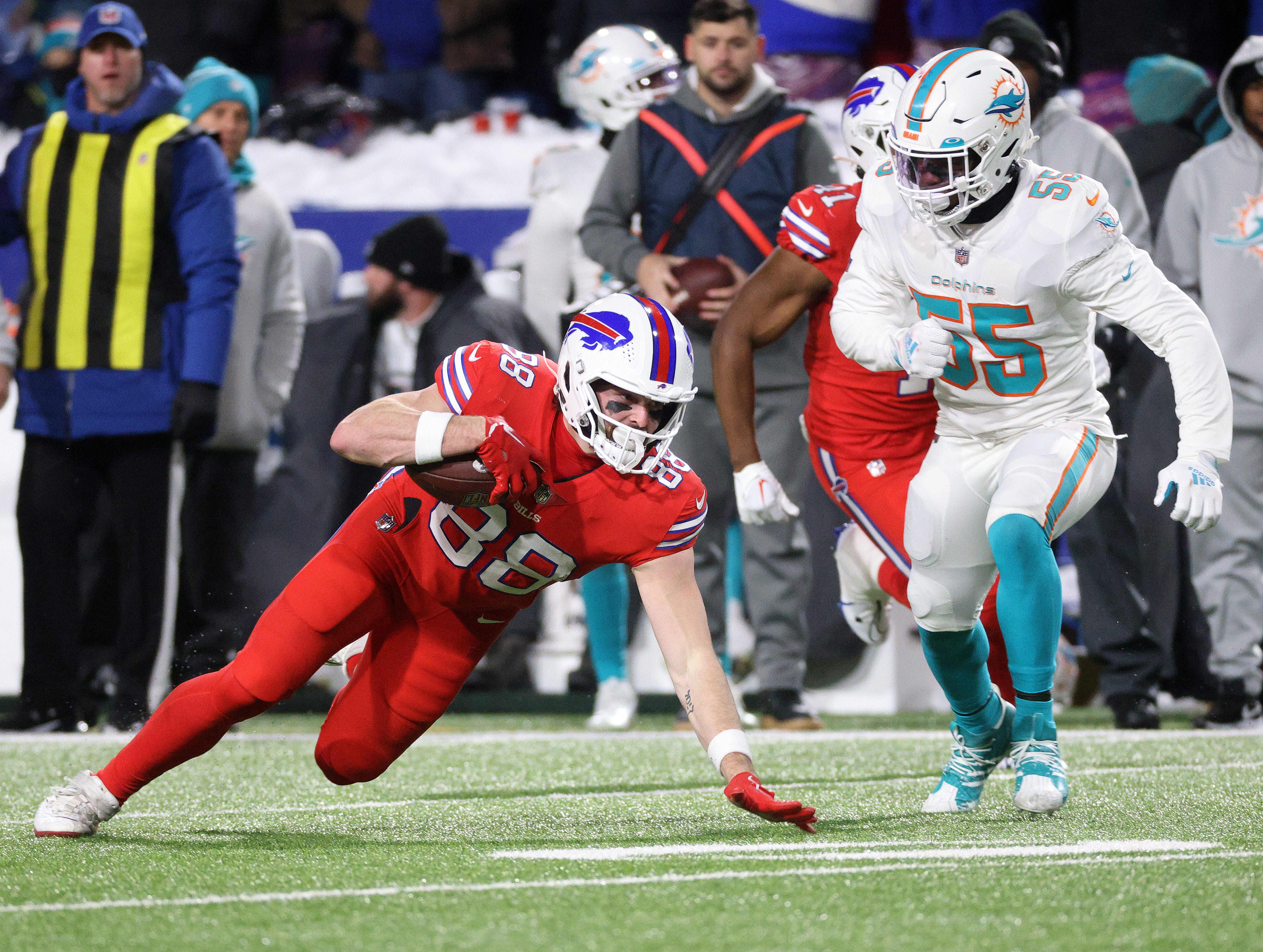 Bills rookie Dawson Knox scored his first TD since high school