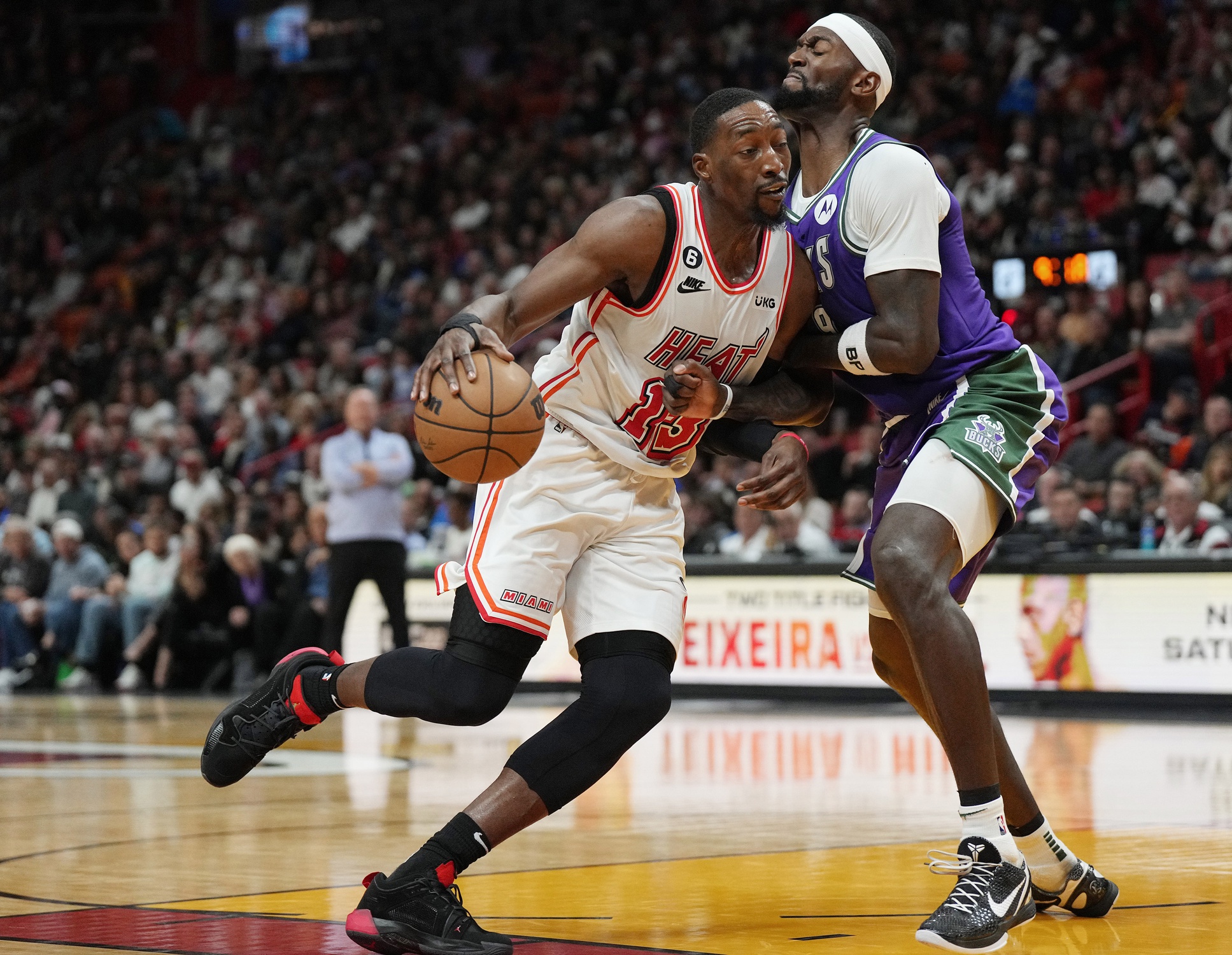 Miami Heat S Bam Adebayo Blames Mic For Early Game Struggles Before