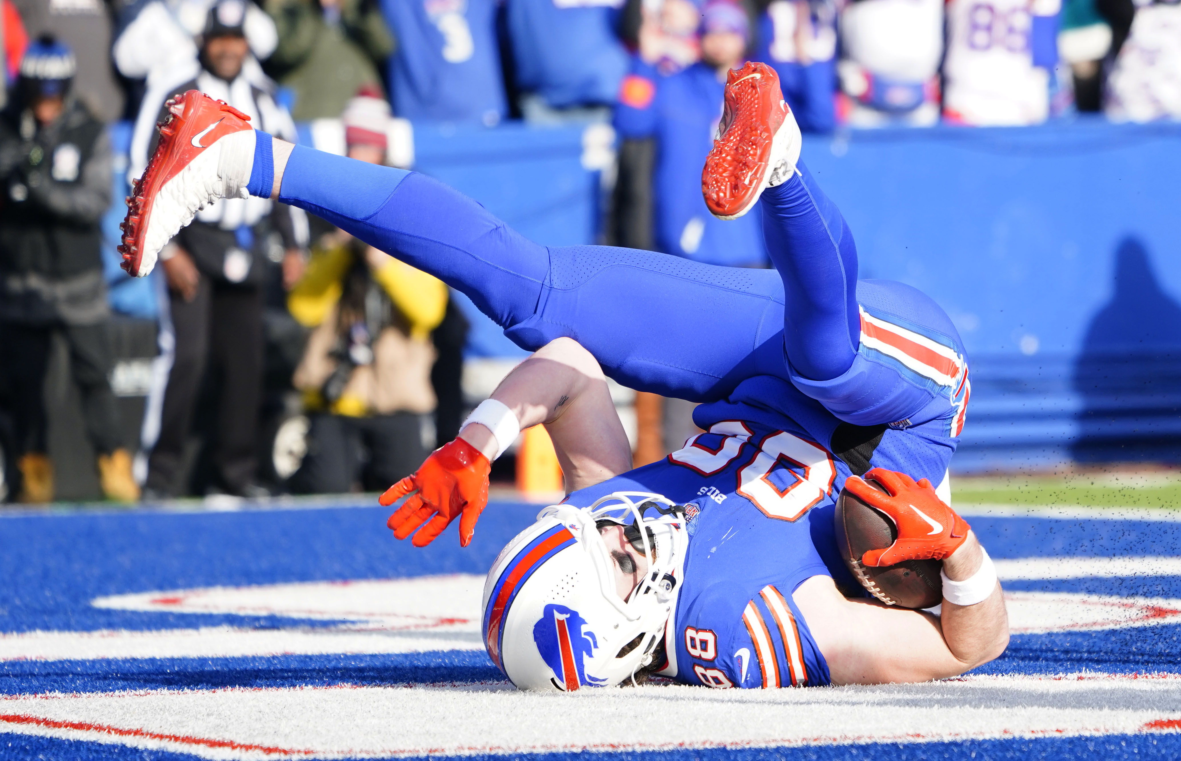 Elias Sports Bureau on X: The Buffalo Bills' Dawson Knox caught