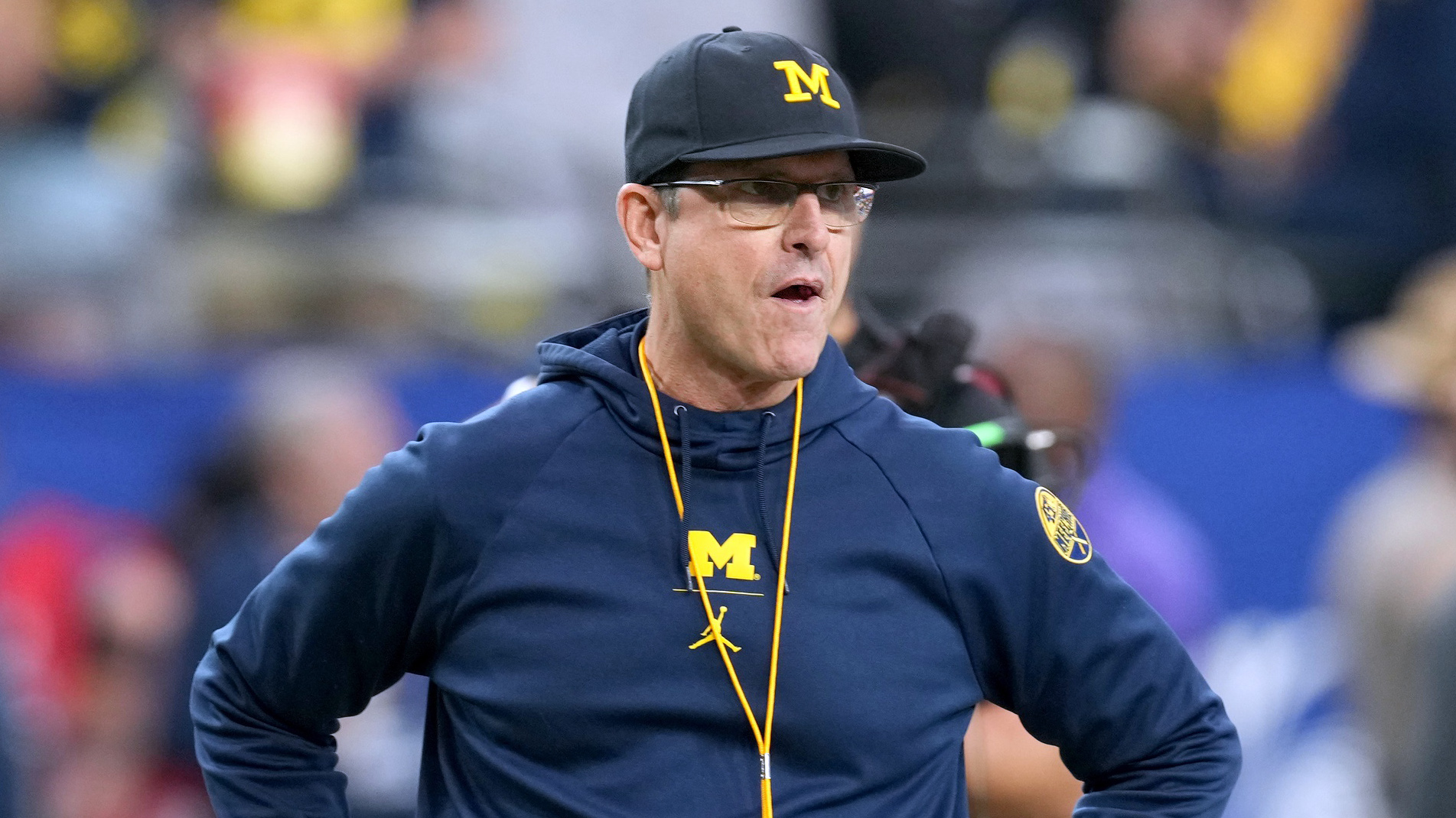 Denver Broncos Hc Candidate Jim Harbaugh Announces Decision To Stay At