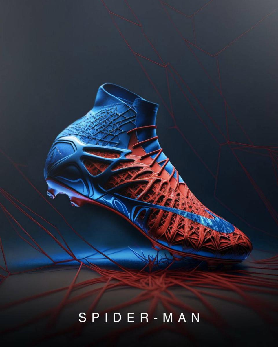 empieza la acción nombre aplausos Cool! Inteligencia Artificial crea zapatos de futbol entre Nike y Marvel -  Para Ganar