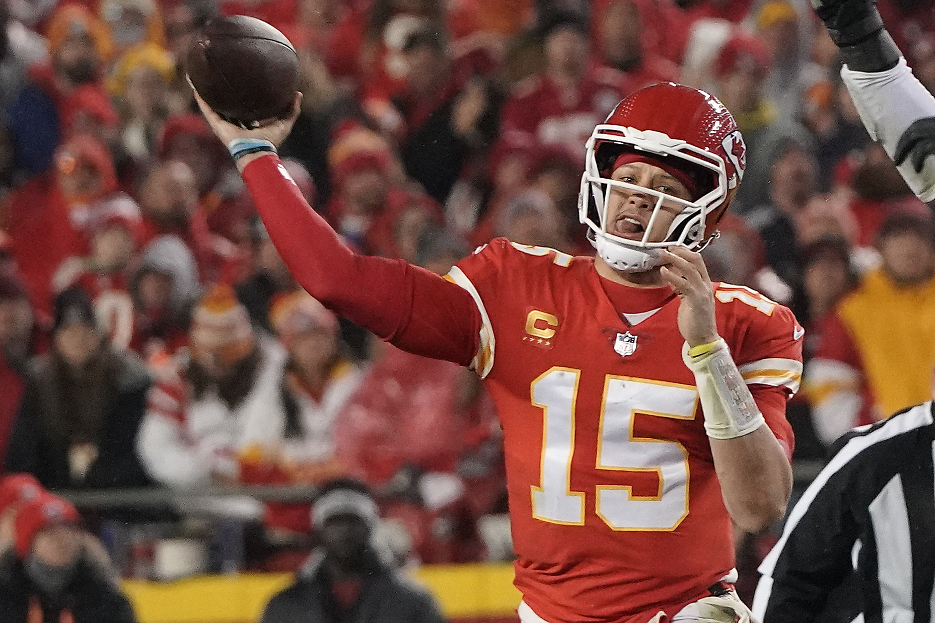 Patrick Mahomes Andy Reid Travis Kelce 2022-23 Kansas City Chiefs