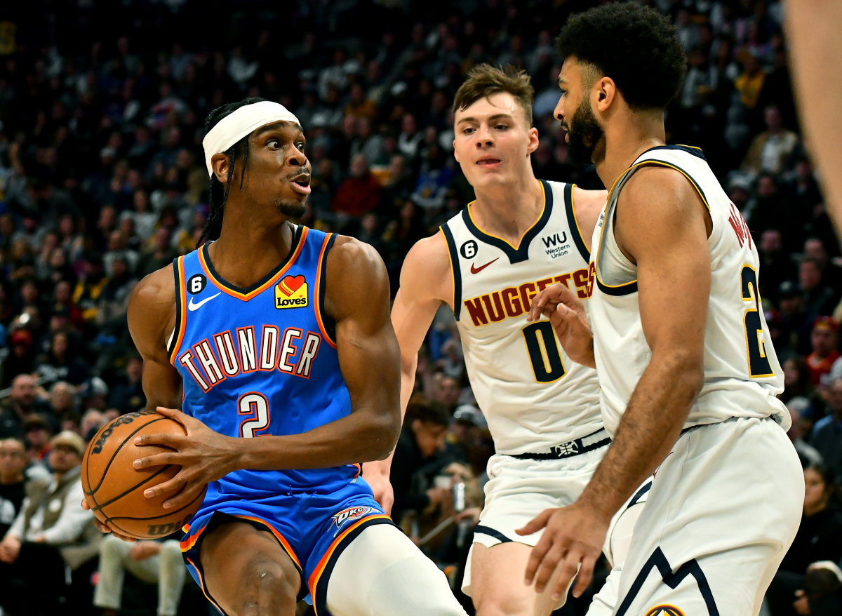 OKC Thunder Down the ShortHanded Nuggets Sports Illustrated Oklahoma