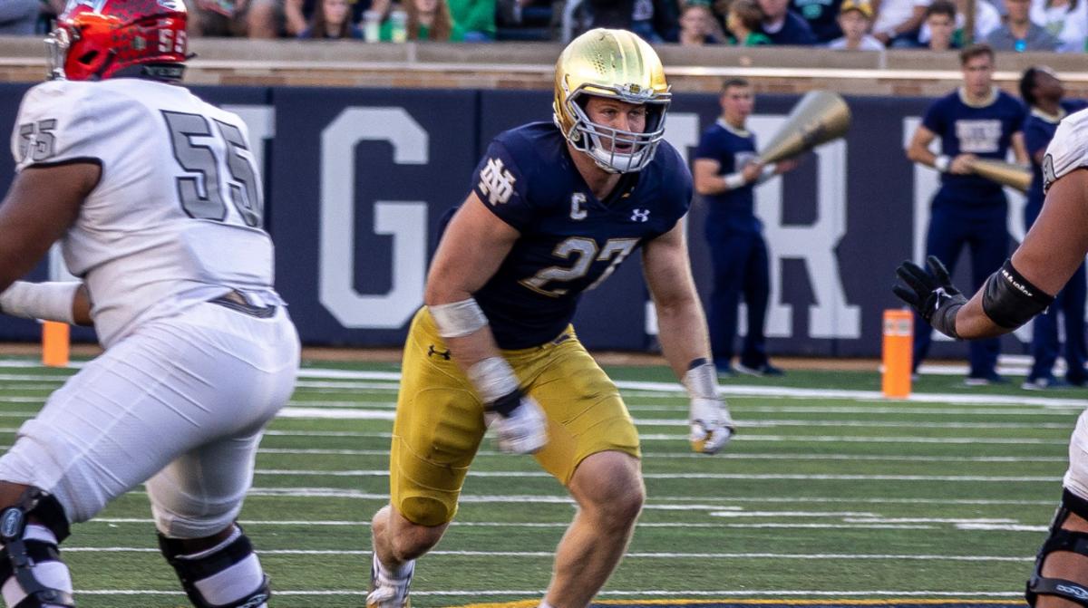 This Guy Plays Notre Dame Football: #27 JD Bertrand, Linebacker