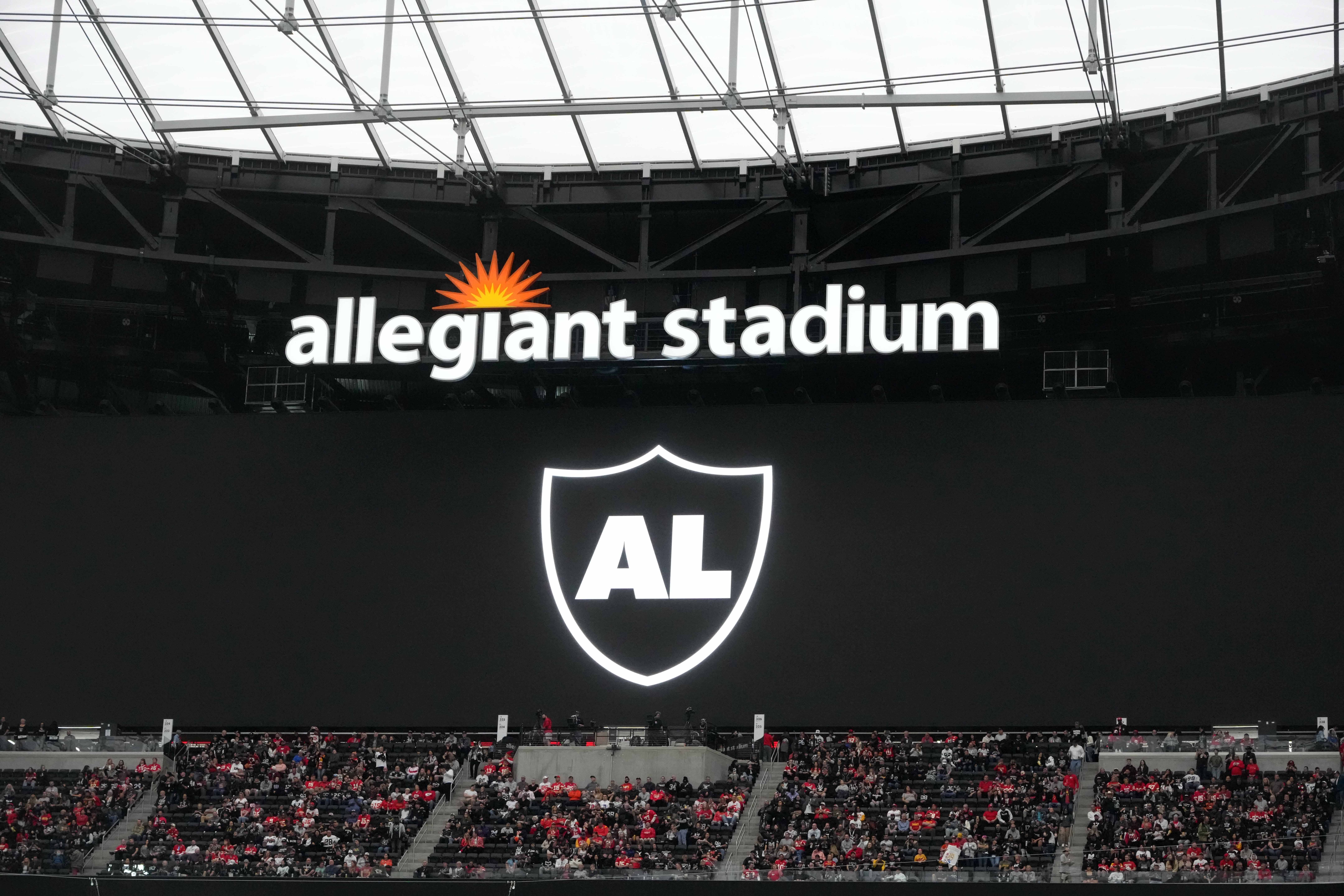 Las Vegas Raiders fans enjoy Gameday To Go at Allegiant Stadium