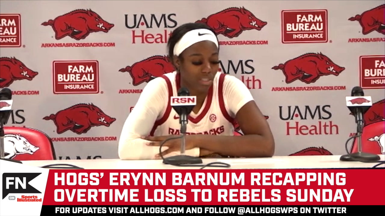 Hogs Erynn Barnum After Ole Miss Loss Sports Illustrated All Hogs