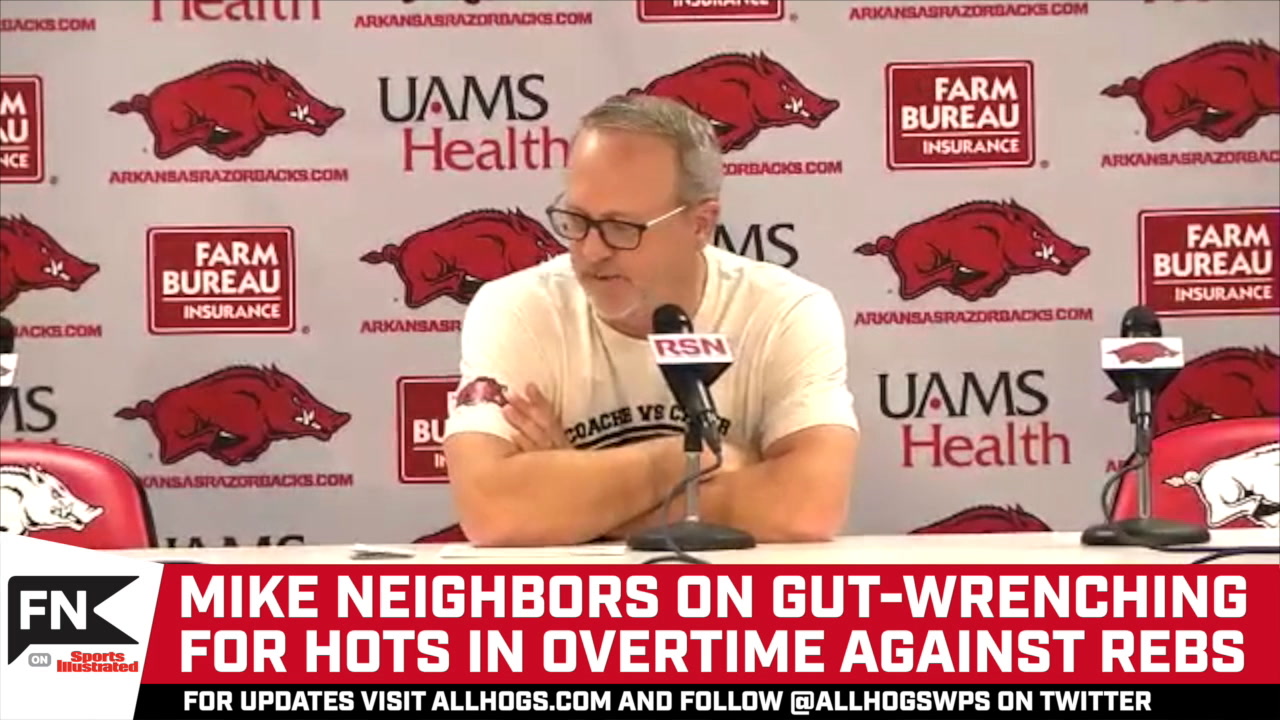 Hogs' Mike Neighbors on Loss to Ole Miss Sports Illustrated All Hogs